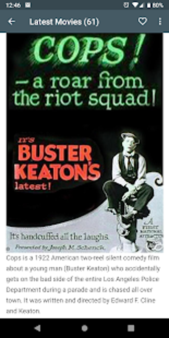 Image 3 for Buster Keaton Movies App