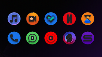 Imagen 2 para Baked - Dark Android Pie-…