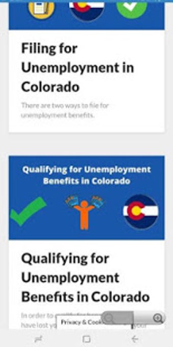Image 1 for Colorado Unemployment App