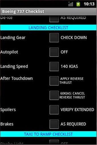 Imagen 0 para Boeing 737 Checklist