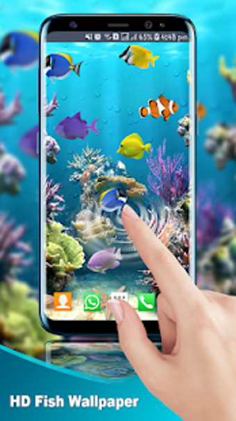 Imagen 2 para Aquarium Fish Live Wallpa…