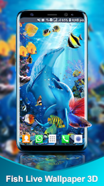 Imagen 1 para Aquarium Fish Live Wallpa…
