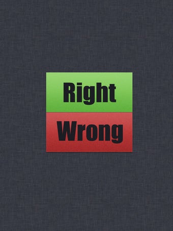 Image 0 for Right Wrong Word Game For…