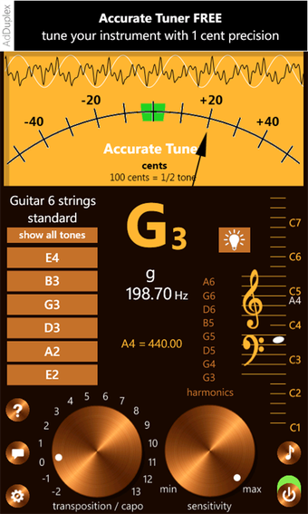 Imagen 1 para Accurate Tuner Free for W…