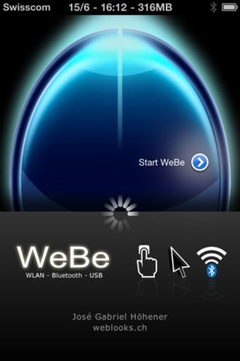 Imagen 0 para WeBe Bluetooth Mouse & Re…