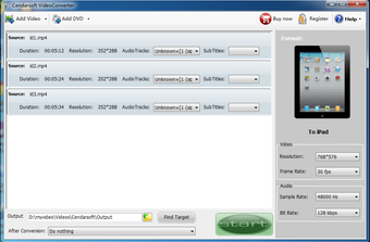 Image 0 for Cendarsoft Video Converte…