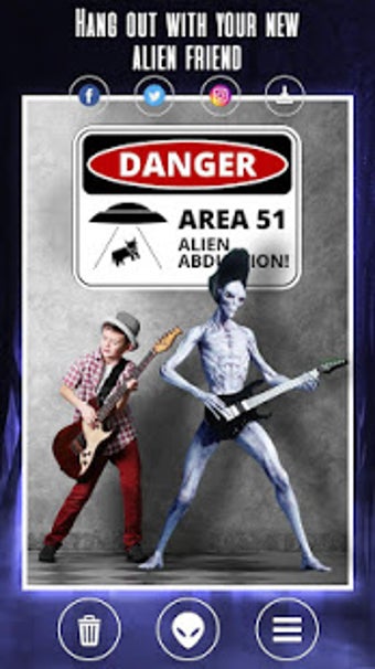 Imagen 1 para Area 51 Alien Stickers