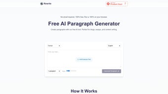 Imagen 0 para Paragraph Generator