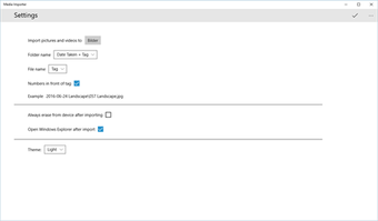Image 1 for Media Importer for Window…