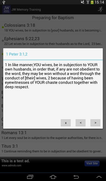 Image 1 for Memory Training. Bible St…