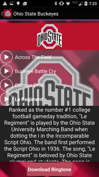 Imagen 4 para Ohio State Ringtones Offi…