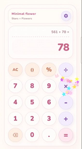 Imagen 0 para Cute Calculator Pink  Kaw…