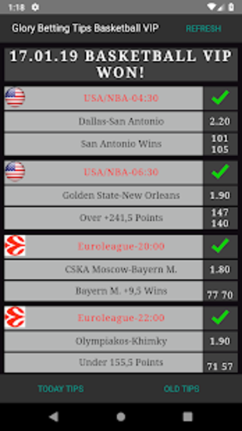 Imagen 0 para Glory Betting Tips Basket…