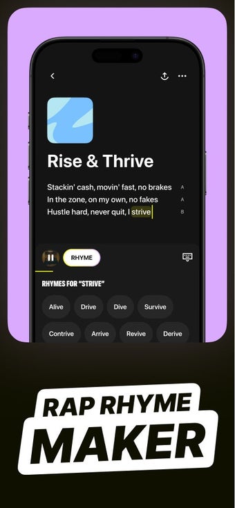 Imagen 0 para Lyric Studio - Rap Rhyme …