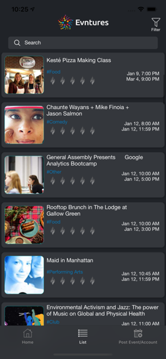 Image 0 for Evntures - Find Events By…