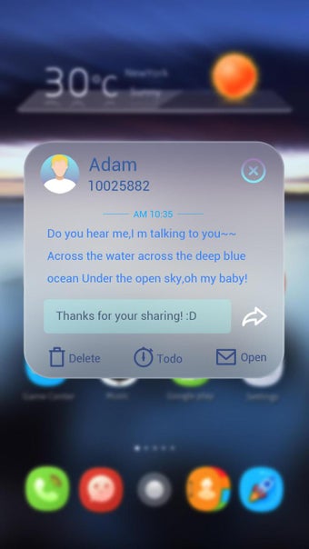 Image 3 for GO SMS PRO LITHE THEME