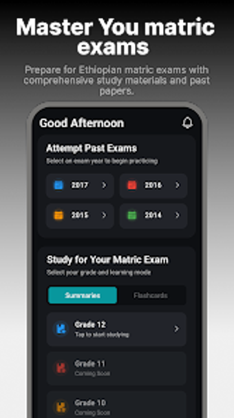 Imagen 0 para Aterira: Ethio Matric Gra…