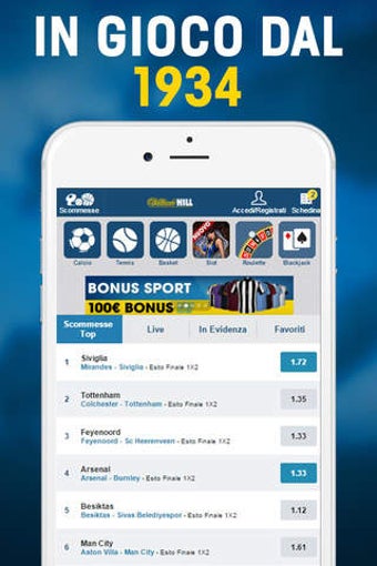 Image 0 for William Hill Scommesse Sp…