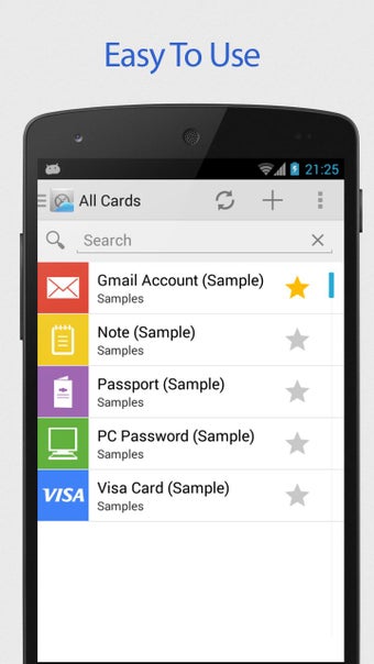Imagen 1 para SafeInCloud Password Mana…