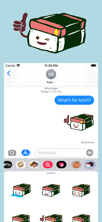 Image 1 for Musubi Emoji Stickers
