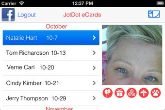 Image 0 for JotDot Birthday eCards fo…