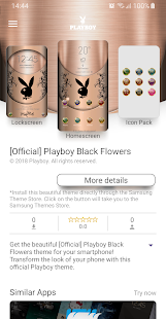 Imagen 1 para Playboy Black Flowers The…