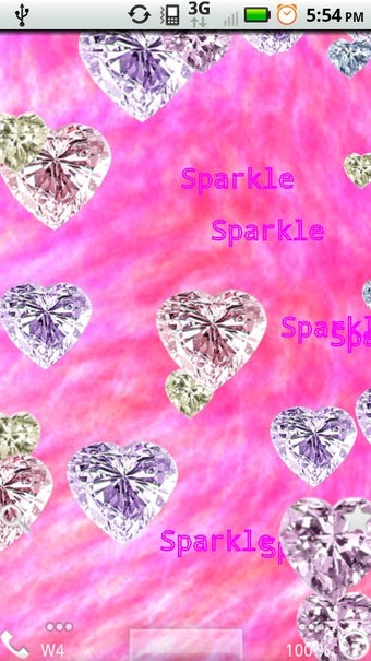 Imagen 1 para Gem Hearts Live Wallpaper