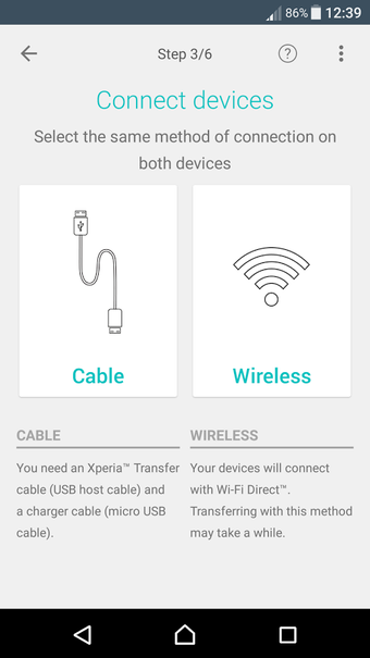 Image 2 for Xperia Transfer Mobile