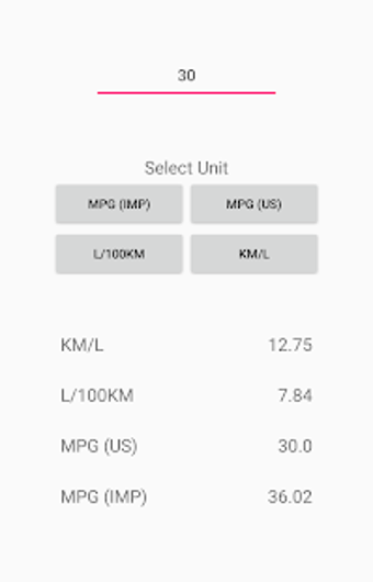 Imagen 1 para MPG to KM/L Converter