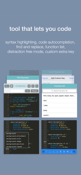 Image 0 for Koder Code Editor