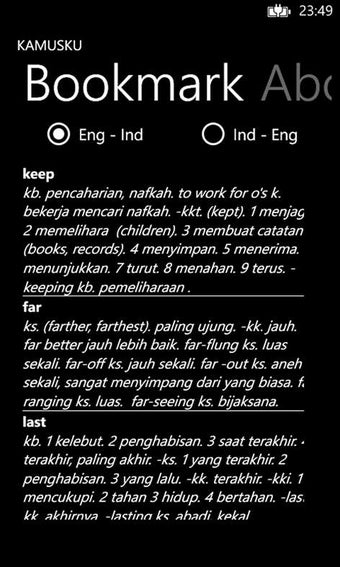 Image 0 for Kamusku (English - Indone…