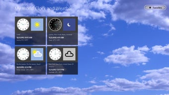 Imagen 1 para My World Clock and Weathe…