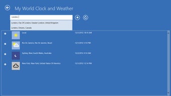 Imagen 0 para My World Clock and Weathe…