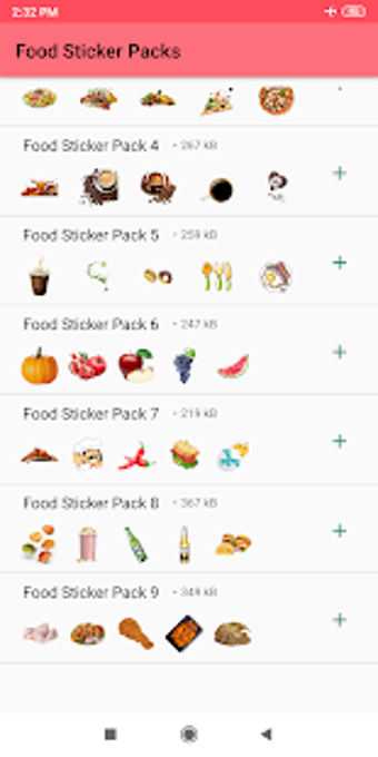 Image 0 for Food Stickers for Whatsap…