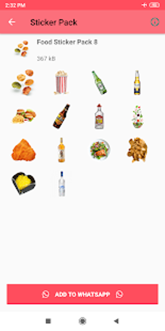 Image 1 for Food Stickers for Whatsap…