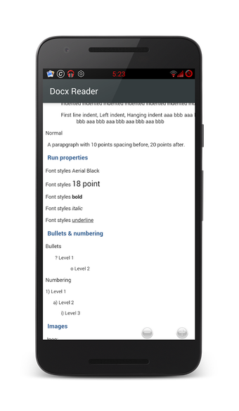 Image 0 for Docx Reader