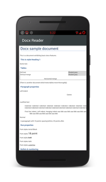 Image 2 for Docx Reader