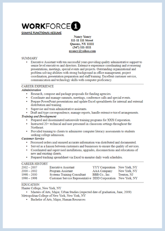 Image 3 for Resume Templates 2018