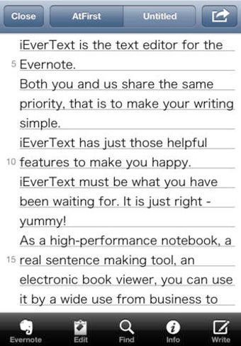 Image 0 for iEverText - Evernote Text…