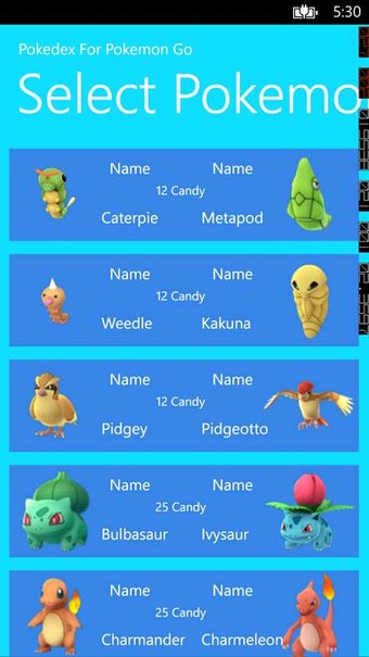 Image 3 for Pokedex For Pokemon Go fo…