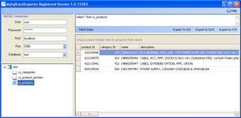 Imagen 0 para MySqlExcelExporter