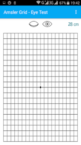 Image 1 for Amsler Grid - Eye Test