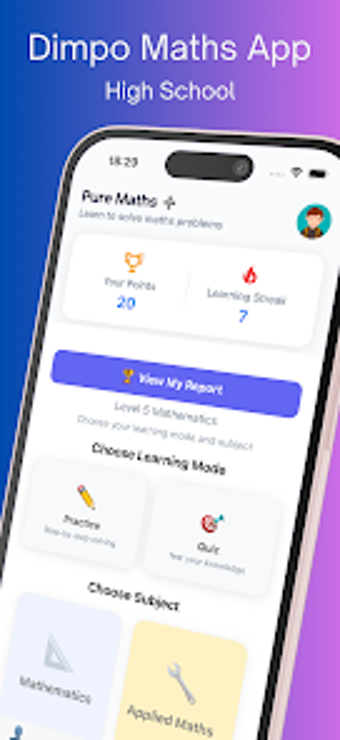 Image 0 for Mathematics Practice App