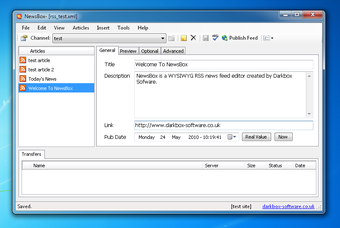 Image 0 for NewsBox RSS Editor