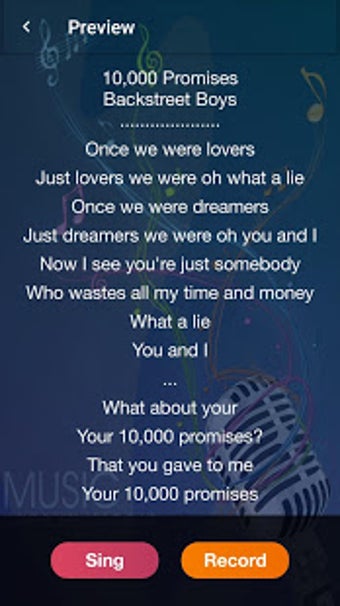 Image 3 for Sing Karaoke Lyrics Offli…