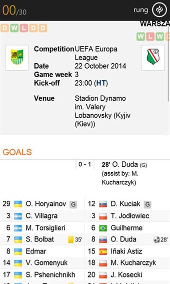 Imagen 1 para Soccerway Live for Window…