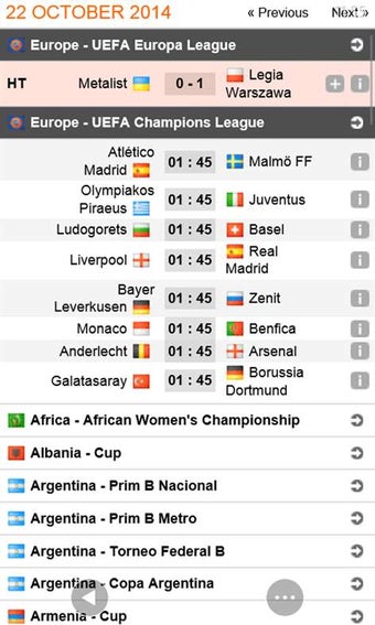 Image 1 for Soccerway Live for Window…