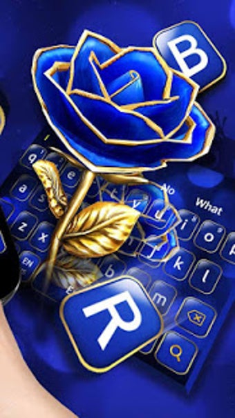 Image 0 for Blue Rose Keyboard
