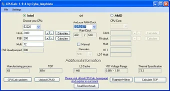 Image 0 for CPUCalc