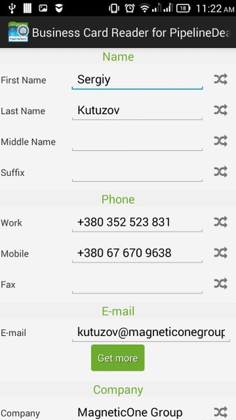 Image 5 for Business Card Reader for …